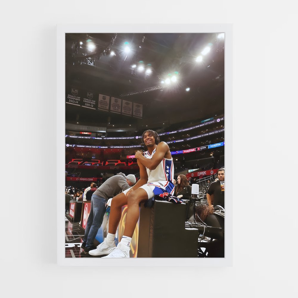 Poster Tyrese maxey – affiche Basketball (vue 3)